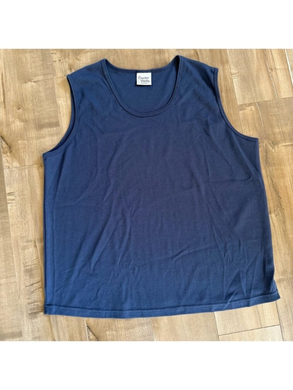 Baxter & Wells Woman Tank Top Navy Blue
